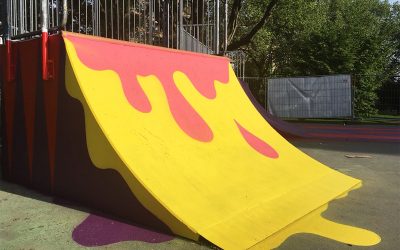 Künstlerische Gestaltung Skatepark am Stadtgarten