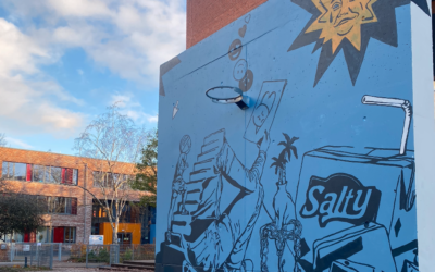 Wir machen Stadt – Paint the Wall! Ein kooperatives Wandbild an der Stadtteilschule Wilhelmsburg