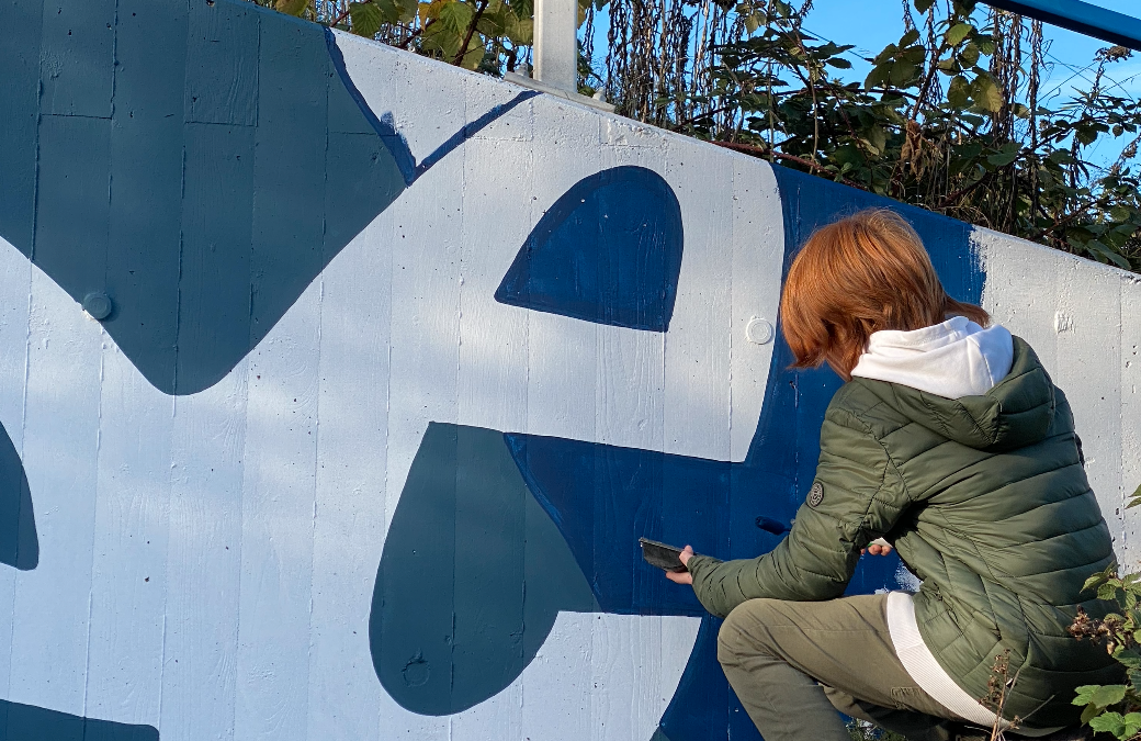 Kooperative Kunst in Haltern am See – Gestaltung einer Unterführung mit Jugendlichen