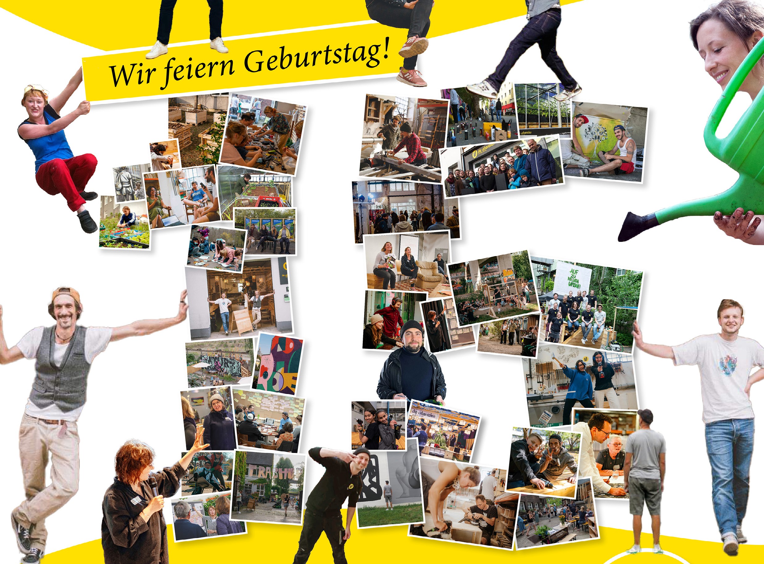 15 Jahre Urbanisten - Das möchten wir mit euch feiern