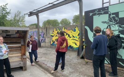 Weiter geht’s mit unserem Freiluft Atelier im Unionviertel